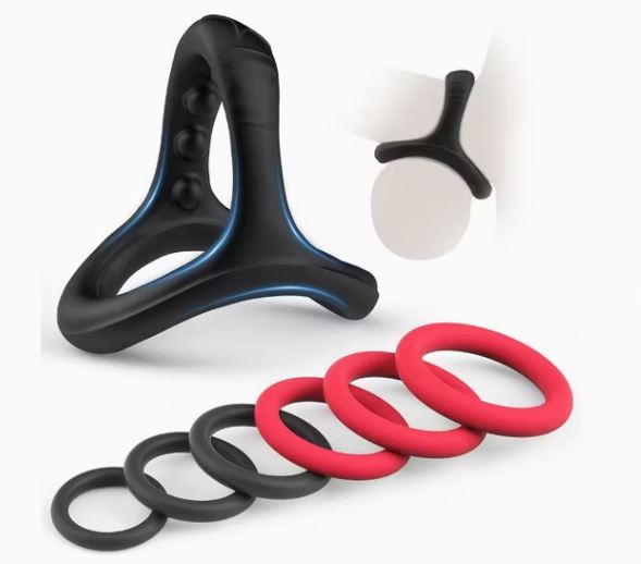 Pleasure Ring Set – 7 Silicone Rings for Hardness & Stamina